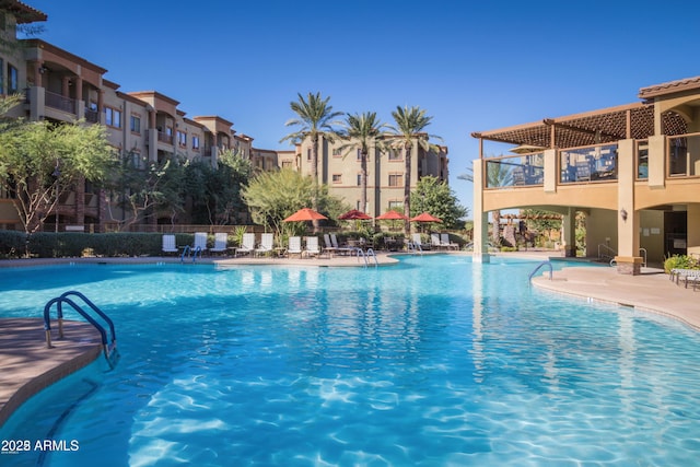 5350 E Deer Valley Dr Unit 3267, Phoenix, AZ 85054 - community pool featuring a patio