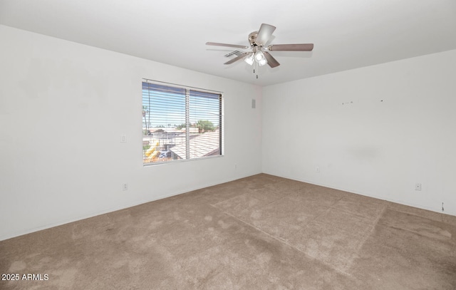 5787 W Barbara Ave, Glendale, AZ 85302 - spare room with a ceiling fan and carpet floors