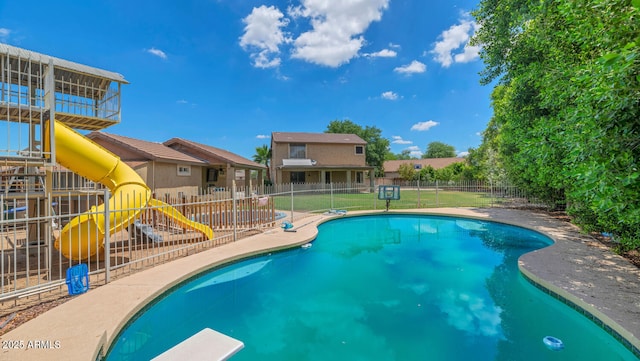 5787 W Barbara Ave, Glendale, AZ 85302 - view of pool with a diving board