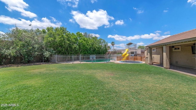 5787 W Barbara Ave, Glendale, AZ 85302 - view of yard featuring ceiling fan