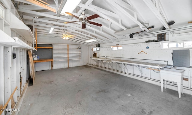 5787 W Barbara Ave, Glendale, AZ 85302 - garage with a ceiling fan