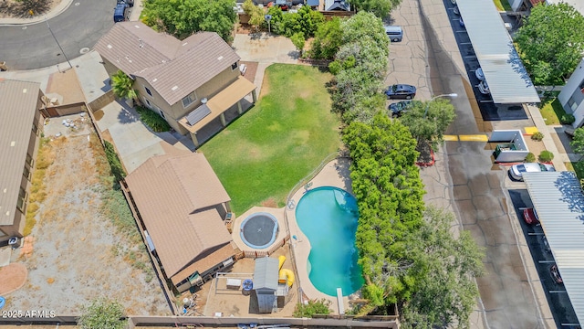 5787 W Barbara Ave, Glendale, AZ 85302 - aerial view of a pool area