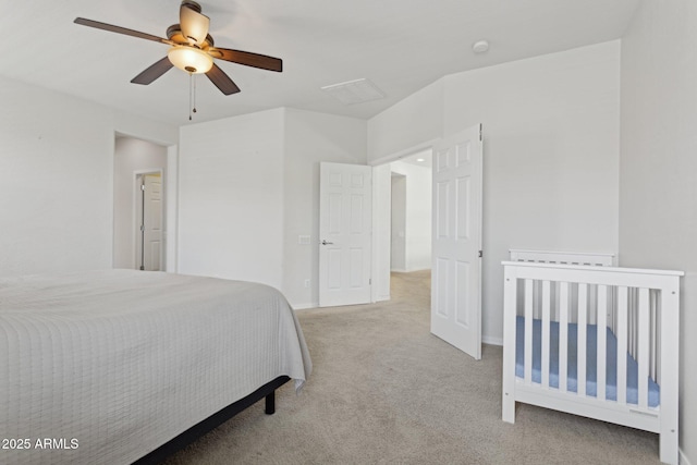 11142 E Ravenna Ave, Mesa, AZ 85212 - bedroom with carpet, ceiling fan, and baseboards