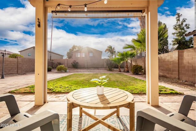 view of patio / terrace