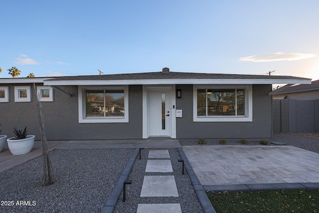 view of ranch-style house