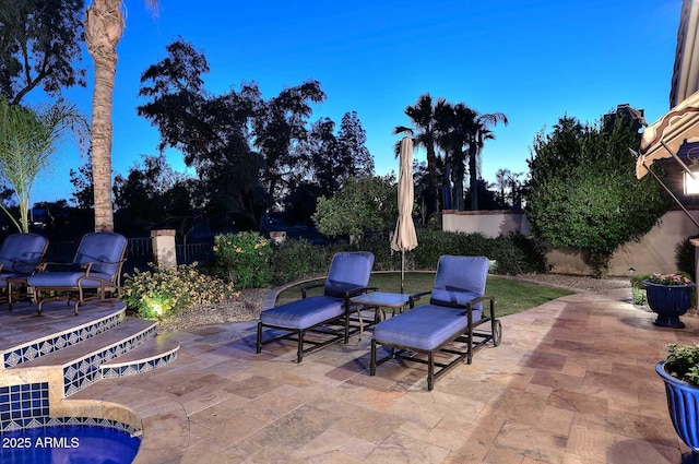 2041 W Hemlock Way, Chandler, AZ 85248 - view of patio / terrace with fence