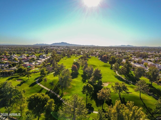 2041 W Hemlock Way, Chandler, AZ 85248 - aerial view of residential area with mountains and a golf club