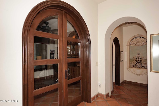2041 W Hemlock Way, Chandler, AZ 85248 - corridor with tile patterned flooring and baseboards
