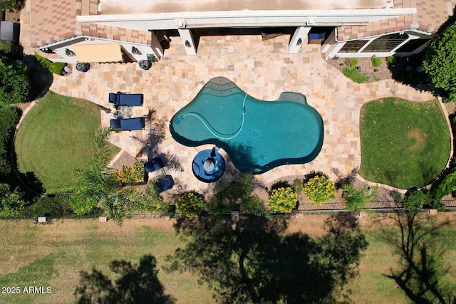 2041 W Hemlock Way, Chandler, AZ 85248 - aerial view of property and surrounding area featuring a pool