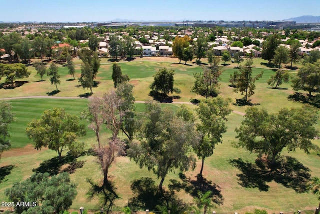 2041 W Hemlock Way, Chandler, AZ 85248 - aerial view of property and surrounding area featuring a local golf course and a mountainous background