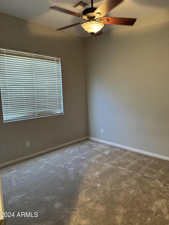 unfurnished room with carpet flooring