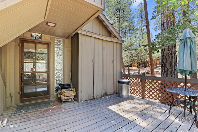 4511 N Ponderosa Dr, Pine, AZ 85544 - view of wooden terrace