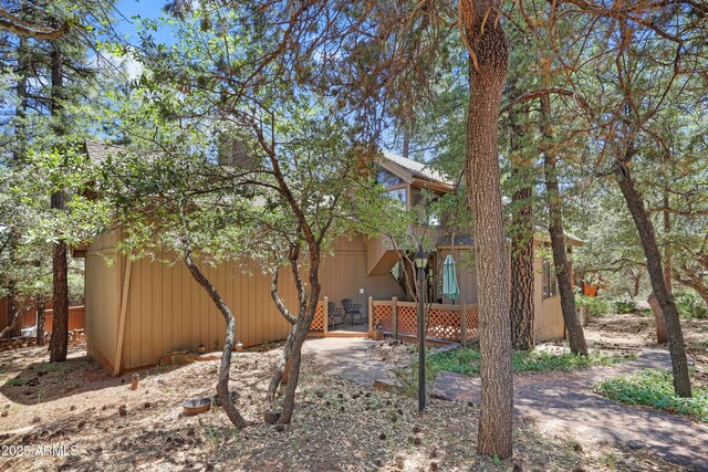 4511 N Ponderosa Dr, Pine, AZ 85544 - rear view of house