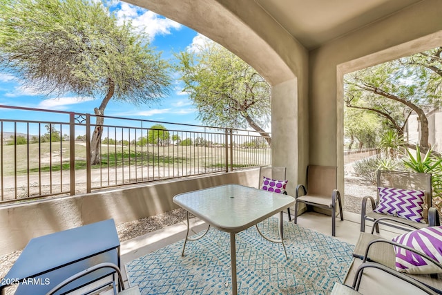 3131 E Legacy Dr Unit 1032, Phoenix, AZ 85042 - view of patio / terrace with a balcony