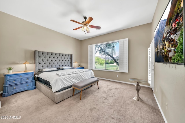 3131 E Legacy Dr Unit 1032, Phoenix, AZ 85042 - carpeted bedroom featuring baseboards and a ceiling fan