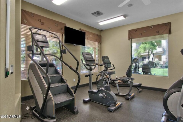 3131 E Legacy Dr Unit 1032, Phoenix, AZ 85042 - exercise room featuring baseboards