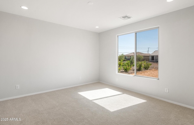 21292 N 270th Dr, Buckeye, AZ 85396 - carpeted spare room featuring recessed lighting and baseboards