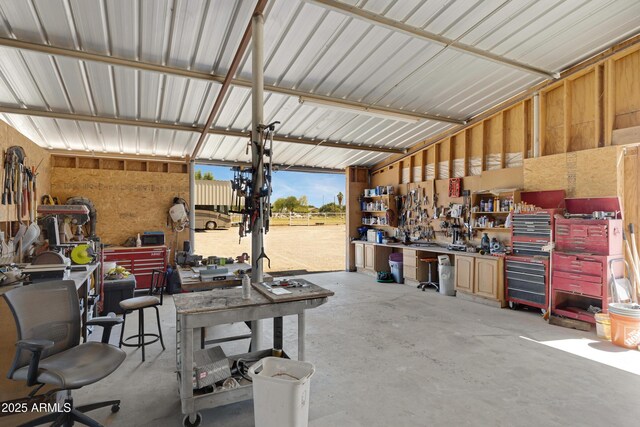 21230 S 156th St, Gilbert, AZ 85298 - garage with a workshop area