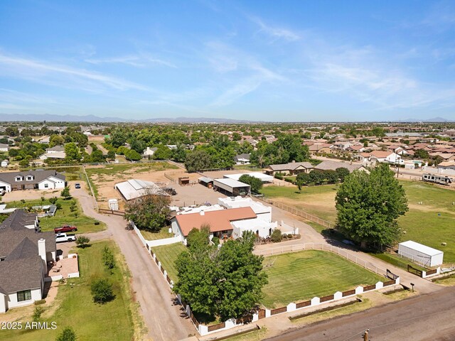 21230 S 156th St, Gilbert, AZ 85298 - aerial view of residential area featuring a mountain backdrop