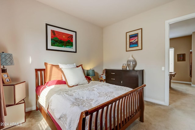 3660 S Golden Eye Ln, Gold Canyon, AZ 85118 - bedroom with light carpet and baseboards