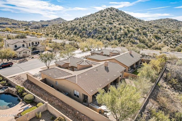 3660 S Golden Eye Ln, Gold Canyon, AZ 85118 - drone / aerial view with a mountain view