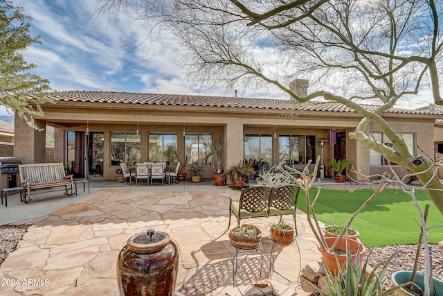 3660 S Golden Eye Ln, Gold Canyon, AZ 85118 - view of patio featuring grilling area