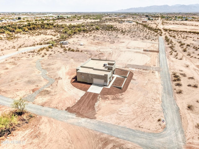 22009 W Montgomery Rd, Wittmann, AZ 85361 - aerial view of sparsely populated area with a desert landscape and mountains
