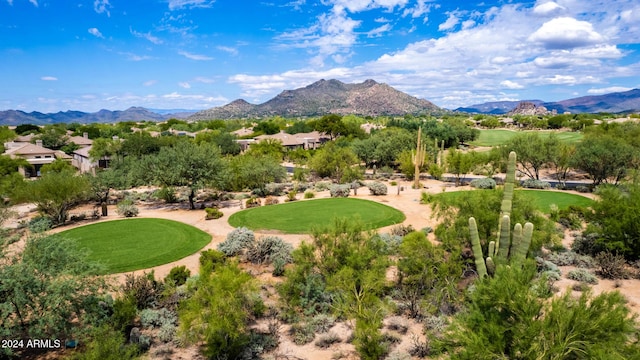 view of property's community featuring a mountain view