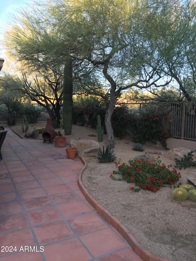 exterior space with a patio area