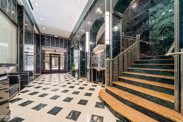 114 W Adams St Unit 202, Phoenix, AZ 85003 - community lobby featuring stairway and recessed lighting