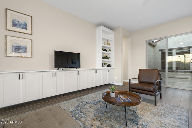 5245 N 205th Ln, Buckeye, AZ 85396 - living area with baseboards and wood finish floors