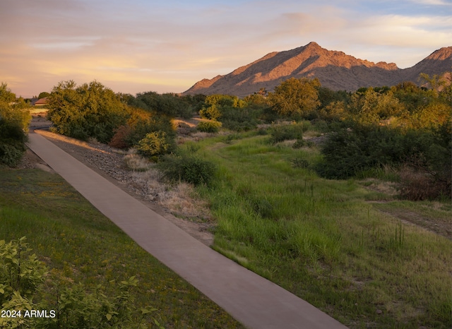 view of mountain feature