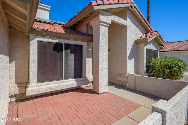 exterior space with a patio