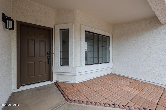view of exterior entry