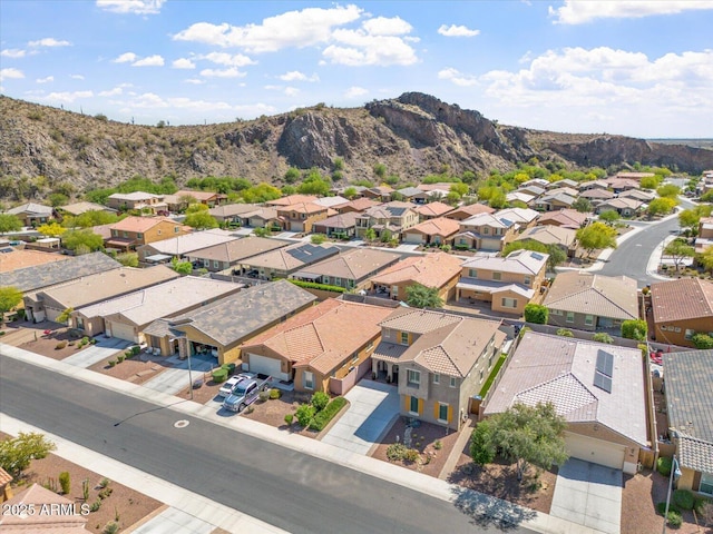 10417 W Alyssa Ln, Peoria, AZ 85383 - birds eye view of property with a residential view and a mountain view