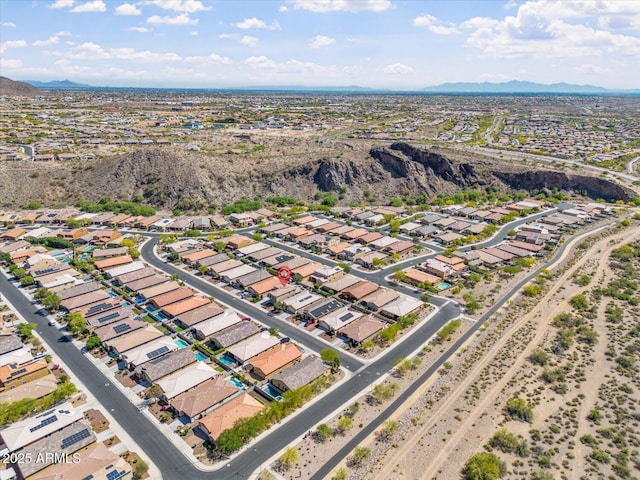10417 W Alyssa Ln, Peoria, AZ 85383 - birds eye view of property featuring a residential view and a mountain view