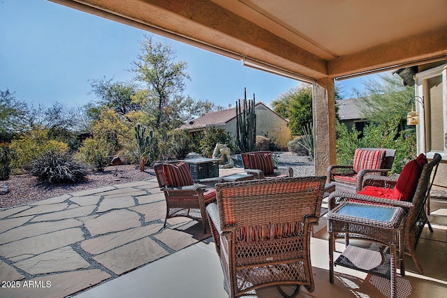 view of patio