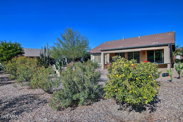 view of rear view of property