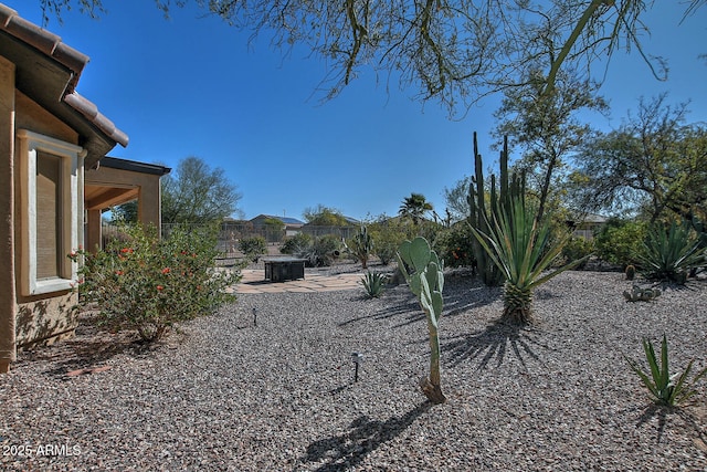 view of yard with a patio