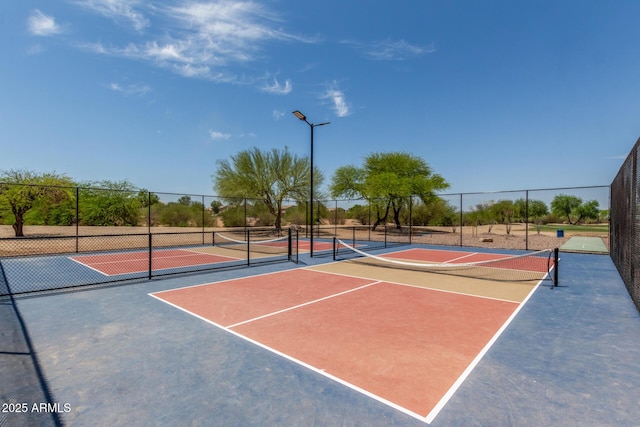 5240 E Gummite Dr, San Tan Valley, AZ 85143 - view of tennis court with community basketball court