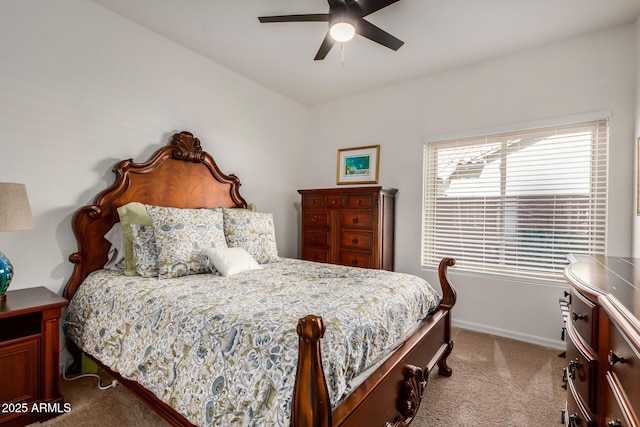 2226 N Gentry, Mesa, AZ 85213 - carpeted bedroom with baseboards and ceiling fan