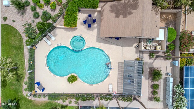 1811 S 39th St Unit 30, Mesa, AZ 85206 - aerial view of a pool area