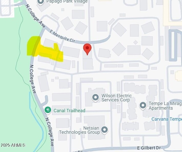 609 E Mesquite Cir Unit D133, Tempe, AZ 85288 - map of property location