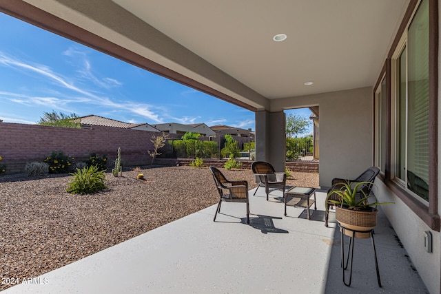 view of patio