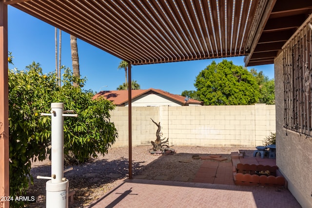 view of patio