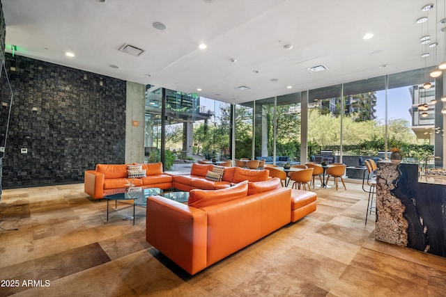 7180 E Kierland Blvd Unit 507, Scottsdale, AZ 85254 - community lobby with expansive windows and recessed lighting