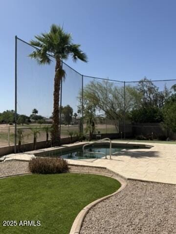 1038 S Palomino Creek Dr, Gilbert, AZ 85296 - view of swimming pool featuring a patio area
