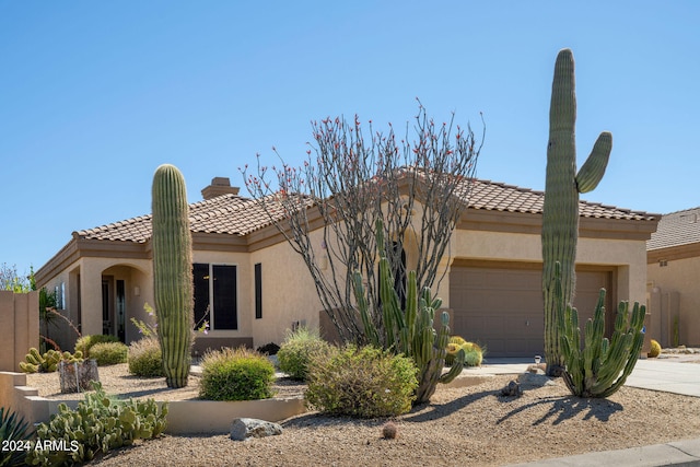 26521 N 115th St, Scottsdale, AZ 85255 - mediterranean / spanish home with a garage