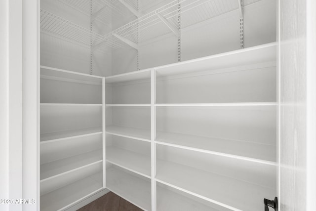 view of storage area