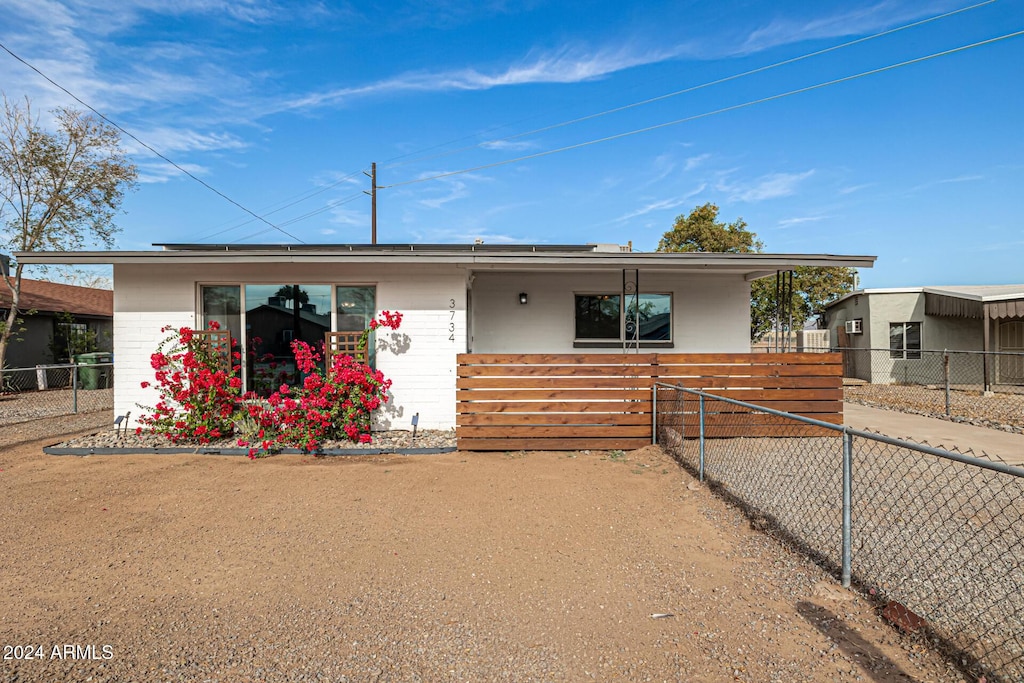 view of ranch-style home